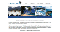 Desktop Screenshot of cruiselinemedrecruit.com